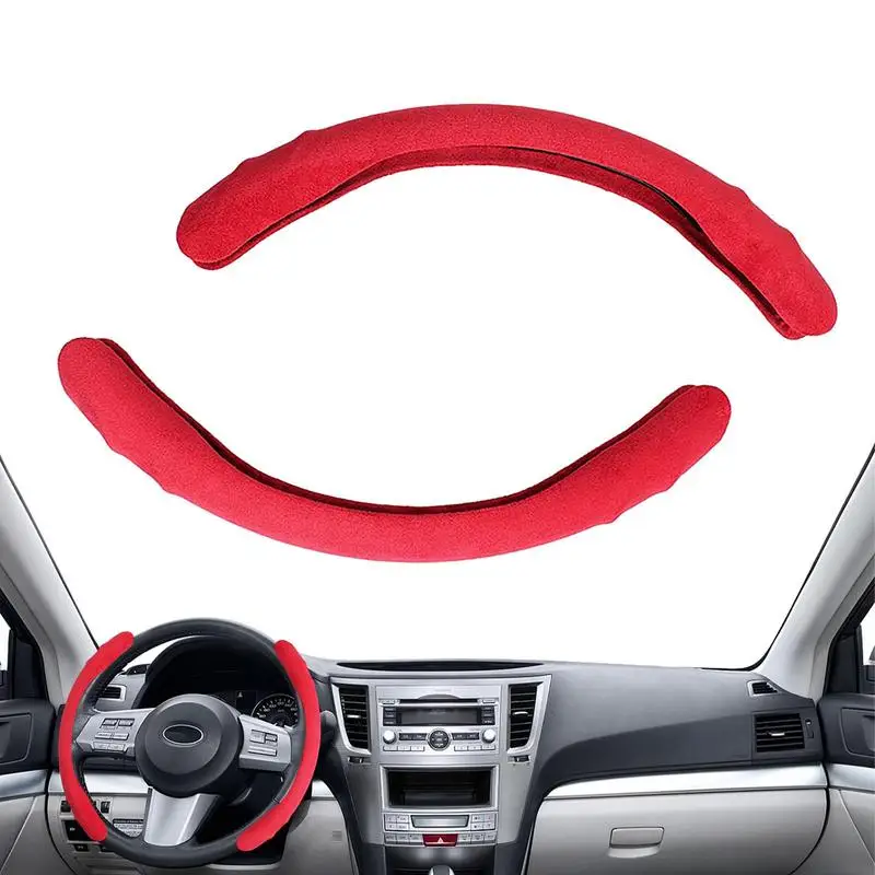 

Universal Steering Wheel Cover Ring Elastic Grip Non Slip Quick Installation SUV Steering Wheel Cover Interior Accessories