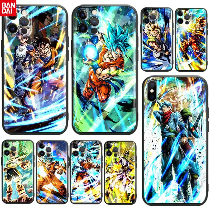 

Крутой Супер Saiyan Goku чехол для телефона для iPhone X Xr Xs SE 2020 8 Plus 6 6s 7 7P 11 12 13 Max Pro Mini T979 мягкая наклейка