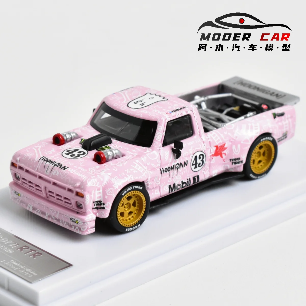 SW 1:64 RTR F150 Пикап розовый Литая под давлением модель автомобиля