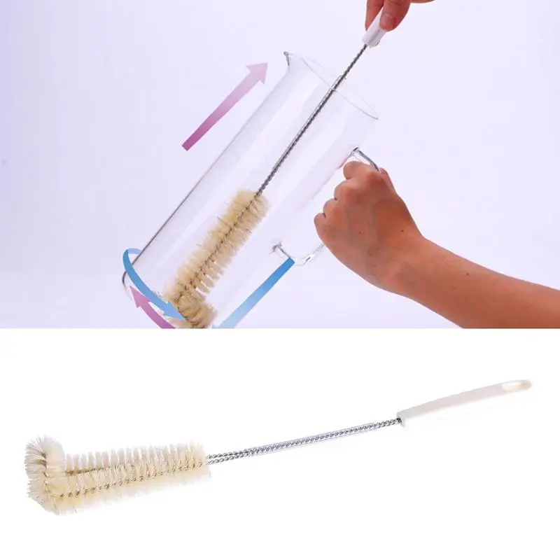 

Щетка для чистки с длинной ручкой и кисточкой