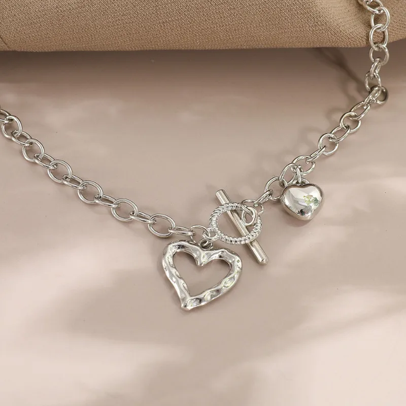 

Women Exquisite Hollow Love Pendant Simple Necklaces Jewelry Gift
