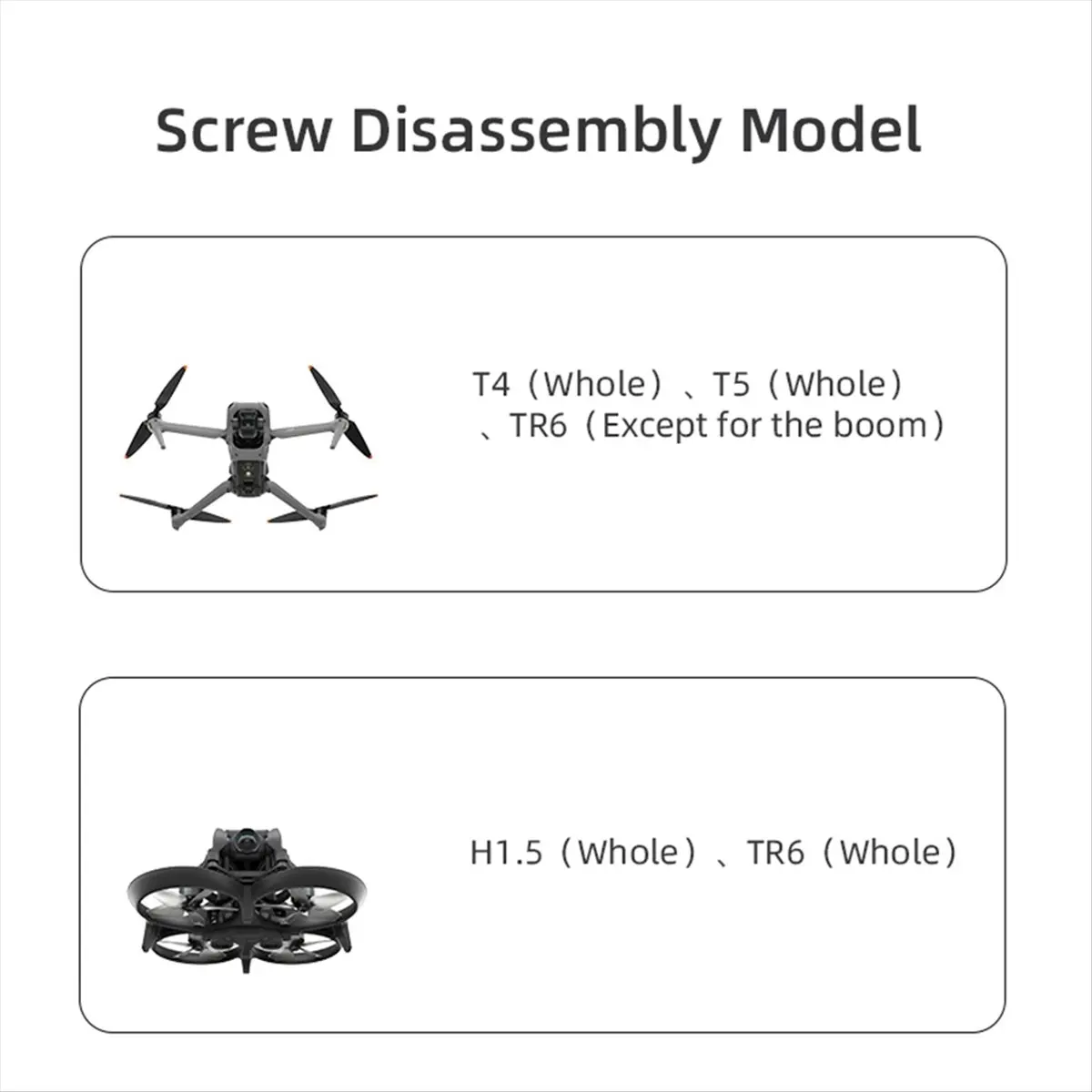 Фото Baohu For Air 3 Ремонтная отвертка для AVATA/MINI 4/3 PRO, многофункциональный удобный инструмент для разборки, аксессуары для отверток. №3