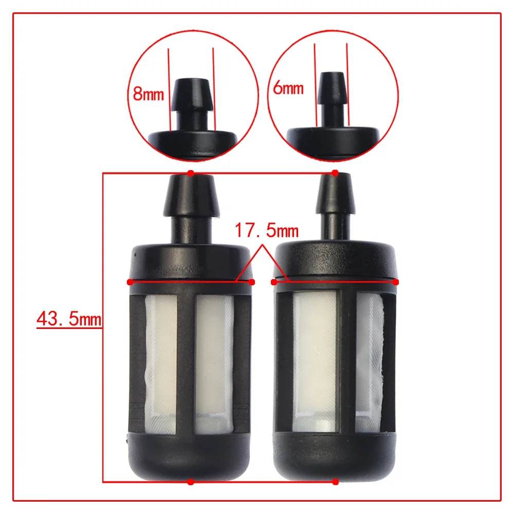 Для Stihl MS210 MS230 MS250 MS360 MS380 MS390 MS440 021 023 025 цепная пила топливные фильтры 6 мм/8 мм