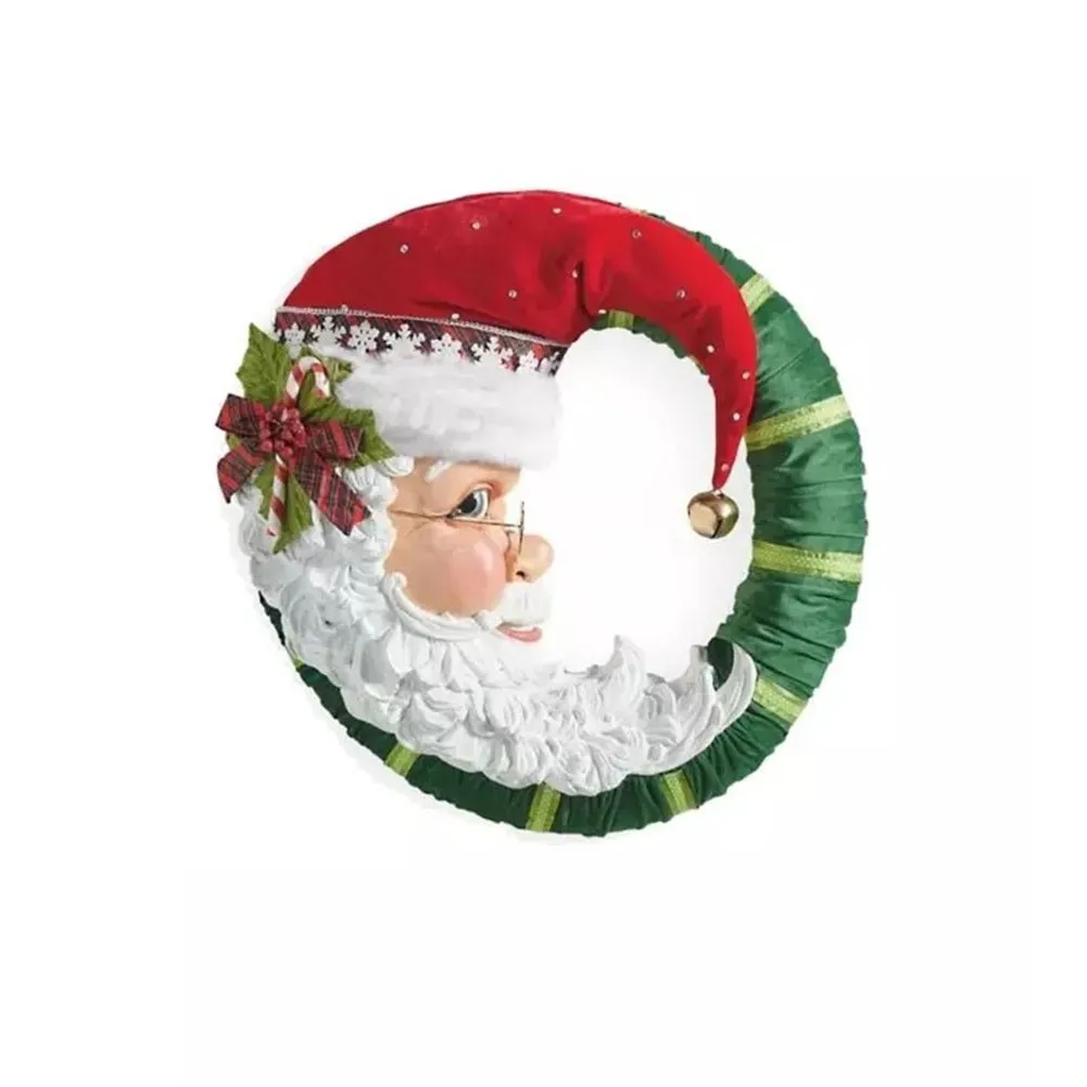 

Christmas Wall Sticker Jolly Santa Wreath Decorations Paste Paste Stickers Party Decoration Stickers New Year Home Decor 2022