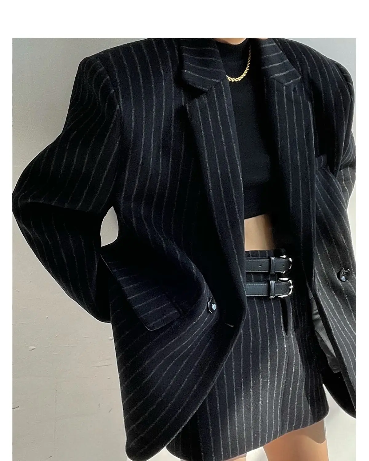 

Весна 2023, новый модный стильный свободный пиджак UNXX в Корейском стиле, элегантная юбка миди, комплект из 2 предметов, женская одежда