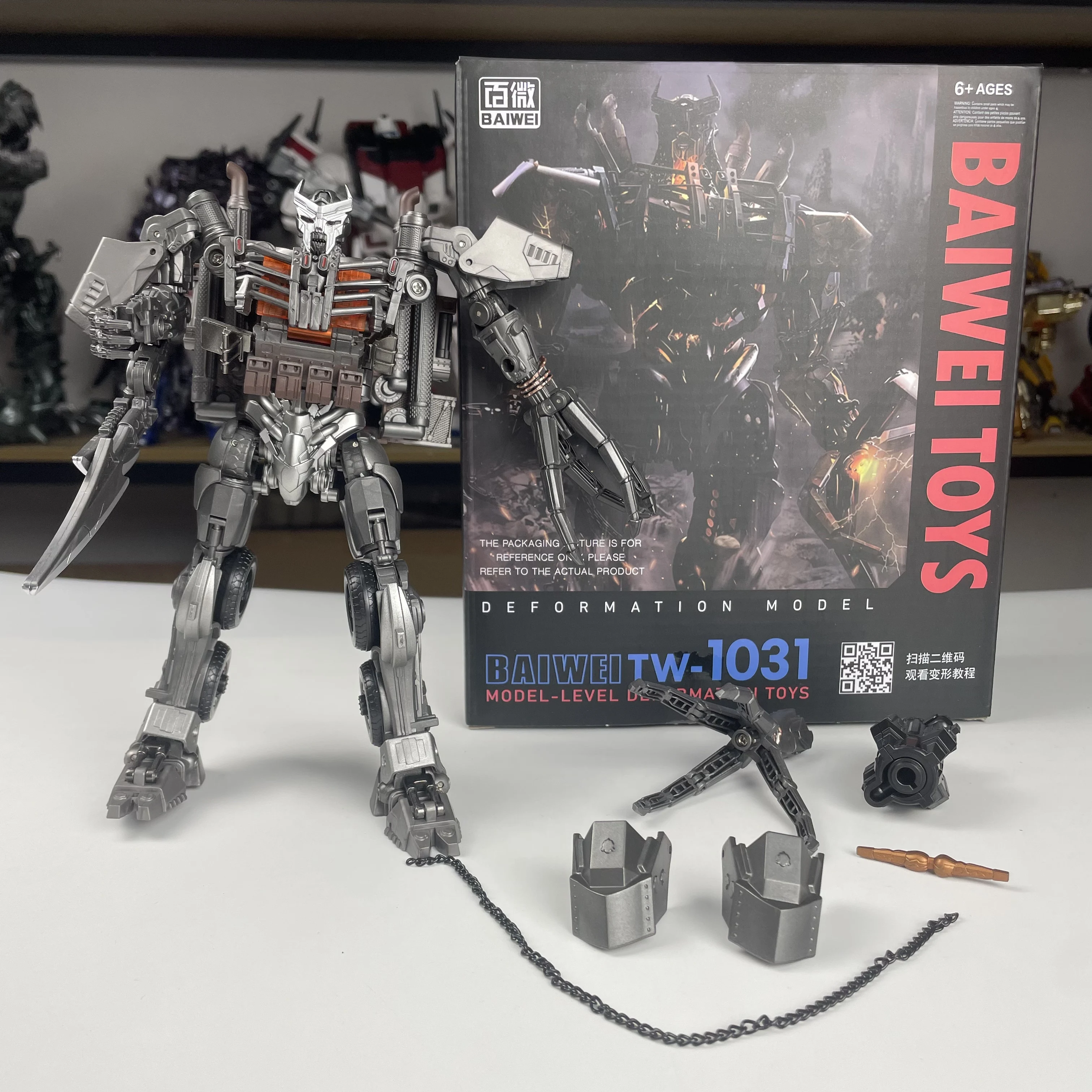 BAIWEI Transformation TW1031 TW-1031 18 СМ Очарование Подъема Зверей Фильм 7 Студийная серия KO SS101