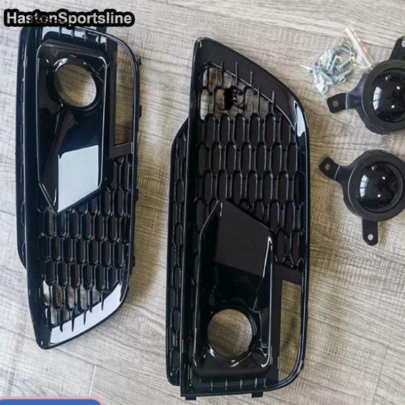 

SQ5 Q5 RSQ5 Front Fog Lamp Cover Fog Light Grill for Audi Q5 2018-2021 Car Exterior Parts