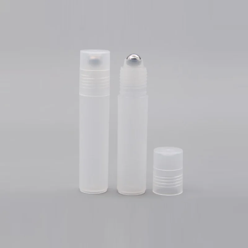 

Mini 5ml/10ml Empty Perfume Roll Roller Ball Bottle On Plastic Stainless Steel Liquids Oil Container Refillable Tools 5PCS