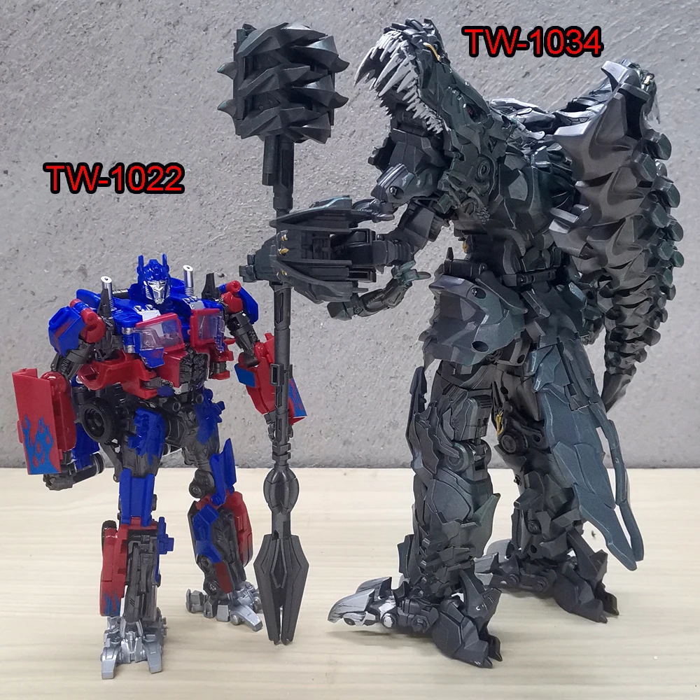 Фото Игрушка-трансформер BAIWEI Grimlock TW1034 Dinosaur Leader OP Commander KO SS07 SS44, экшн-фигурка, деформирующий робот, аниме-модель №2