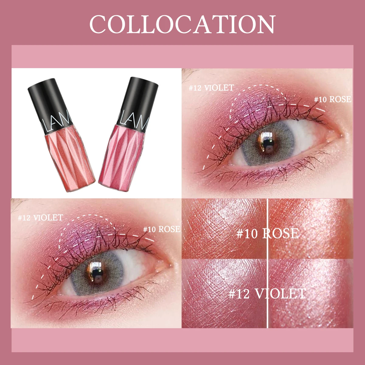 

LAMUSELAND Mini Cute Eye Shadow Powder #LA4007