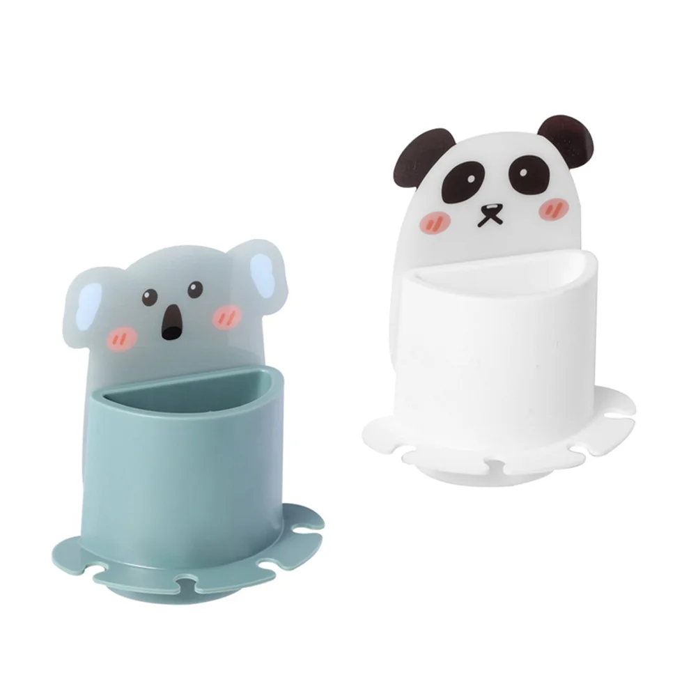 

2pcs Toothbrush Holders Durable Useful Chic Toothbrush Organizer Bathroom Wall Rack Toothbrush Rack for Bedroom Bathroom Home