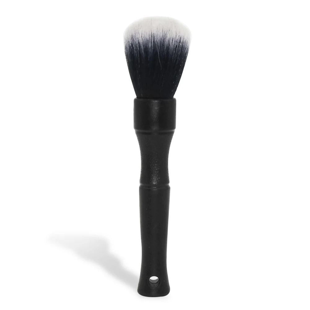 

Ультрамягкая щетка для детейлинга, сверхмягкая щетка для детейлинга салона автомобиля с синтетической щетиной, щетка для тряпки автомобиля