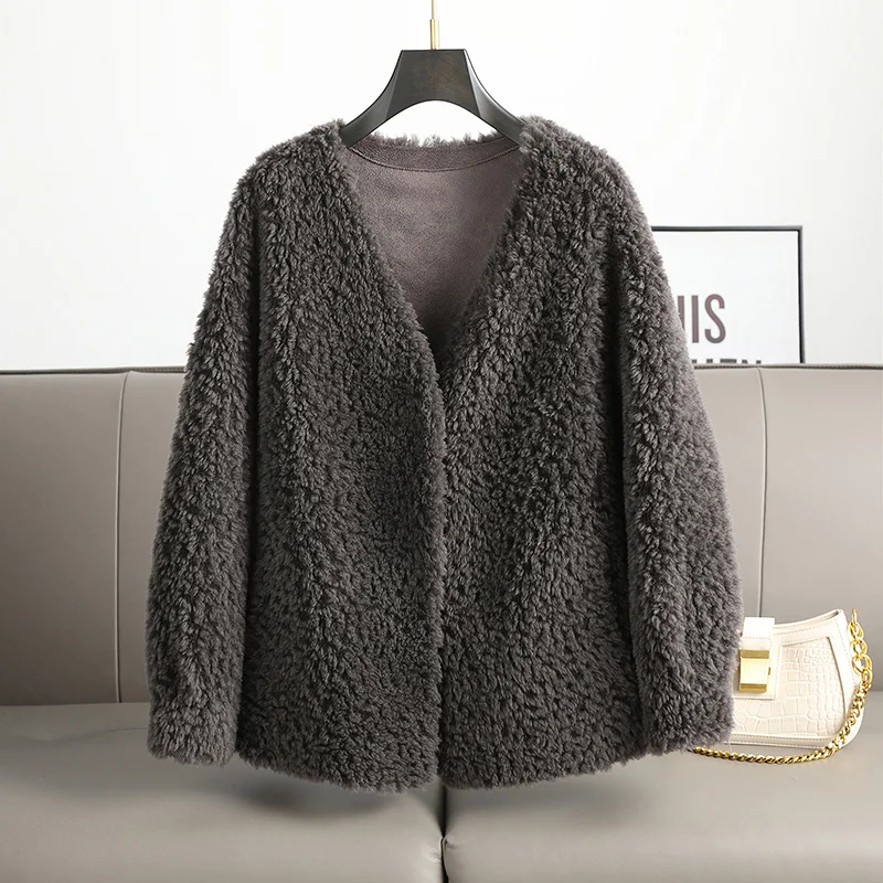 Пуховик из настоящей шерсти с мехом из норки для женщин PUDI, зимняя парка с овечьей стрижкой, верхняя одежда CT1115.