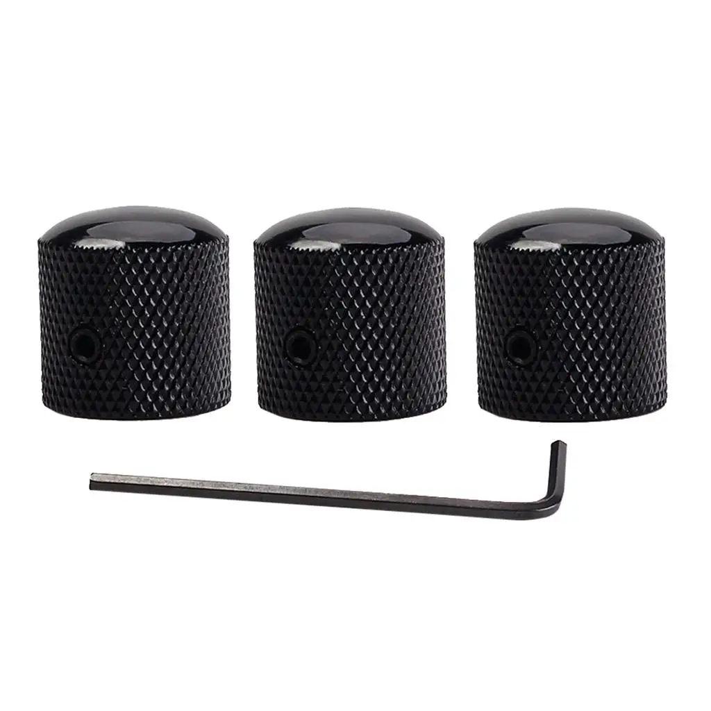 

3Pcs Professional Guitar Volume Knob with Hole Guitar Parts