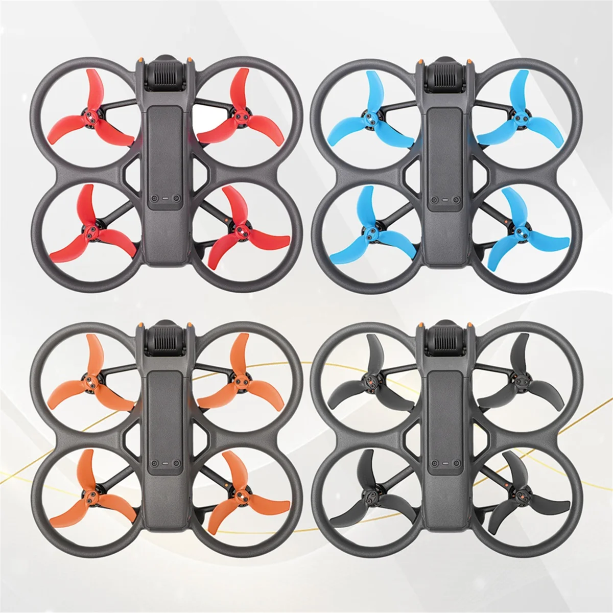4 пары пропеллеров для DJI Avata 2 3032S сменные аксессуары дрона с цветным лезвием