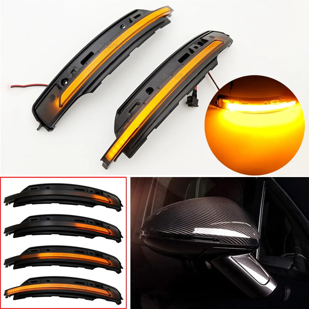 

2pcs For Porsche Macan 2014-2020 95B949101 Turn Signal Light Rearview Mirror LED Dynamic Indicator Blinker Streamer Light Lamp