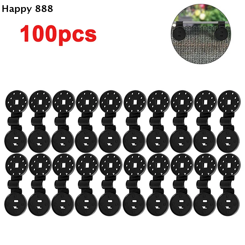 

Пластиковые зажимы для затеняющей сетки 100 шт