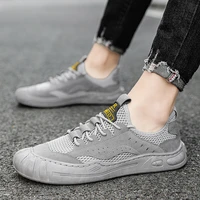 summer mens casual shoes mesh sneakers breathable driving shoes trend walking shoes flat sandals beach shoes hiking shoes