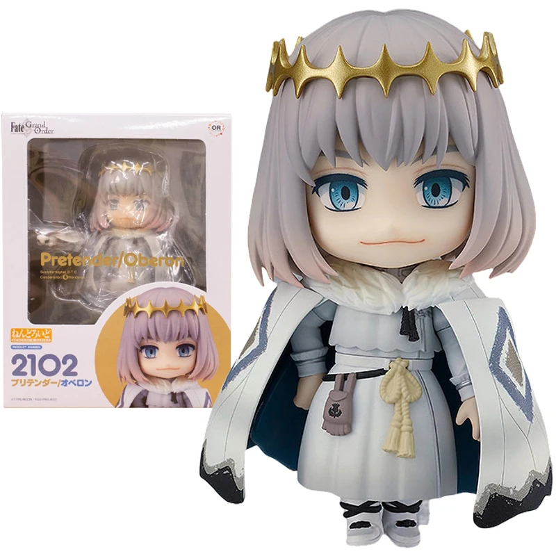 

In Stock Original Orange Rouge Nendoroid GSC 2102 Oberon Pretender Fate/Grand Order Action Figure Doll Collection Model Toy 10cm