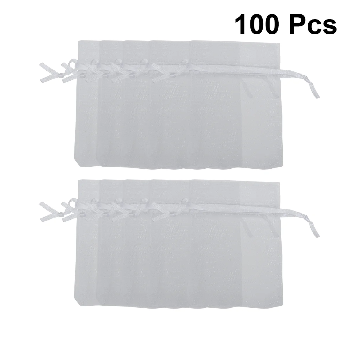 

100pcs Drawstring Gift Bags Practical Delicate Beautiful Bag Wrap Organizer Pouches for Gift Jewelry Candy