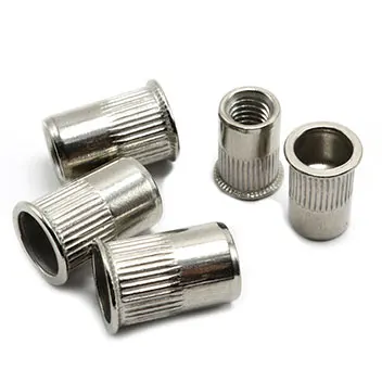

Flat head knurling carbon steels stainless steel rivnut fastener rivet nut suppliers