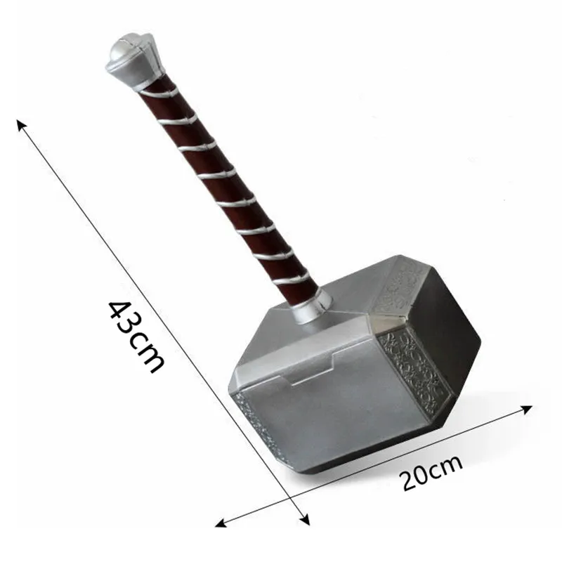 Мстители 47 5 см Металлический Щит Косплей 1: 4 Thor Hammer 43 подарок из фильма фантазия