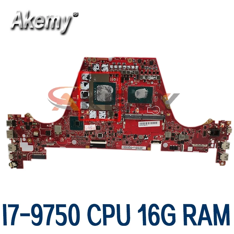 

GX701GXH original mainboard V8G I7-9750 CPU 16GB RAM for ASUS GX701G GX701GX GX701GXH laptop motherboard test OK