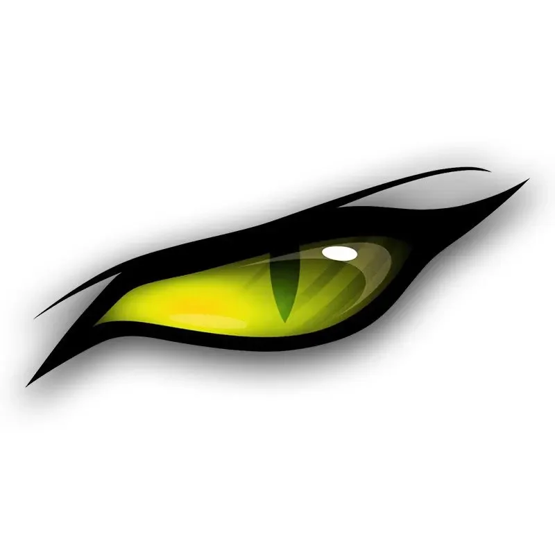 

Автомобильные наклейки с мультяшными глазами, устойчивая к царапинам Водонепроницаемая наклейка для ноутбука, Виниловая наклейка на окно