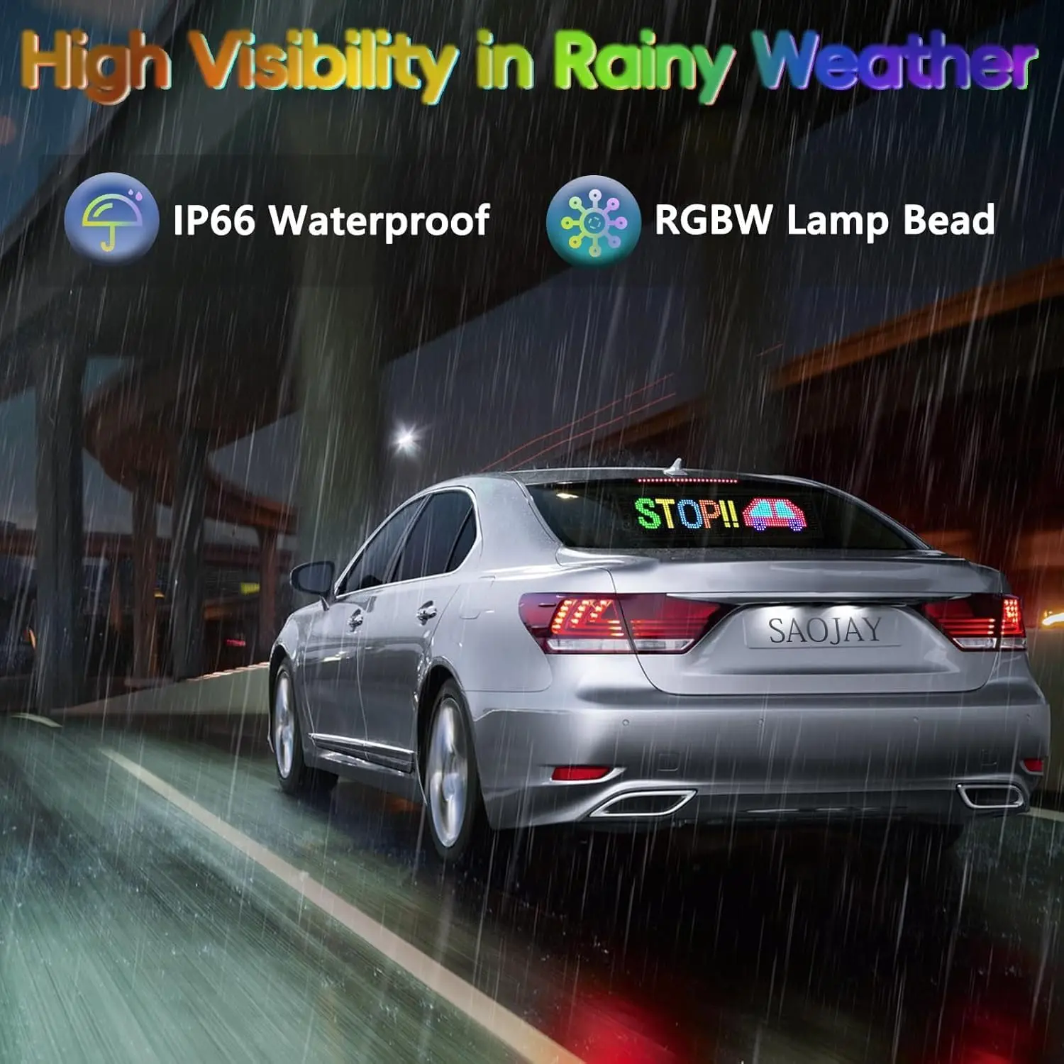 Умный Светодиодный Автомобильный Пиксельный Дисплей Гибкий Экран Новое