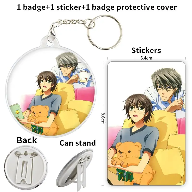 Junjou Romantica Такахаши Мисаки аниме персонаж игры мягкая кнопка значок брошь якорь