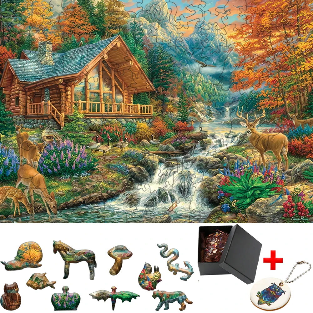 Аниме-пазл Ферма для взрослых и детей обучающие игрушки Бесплатная доставка