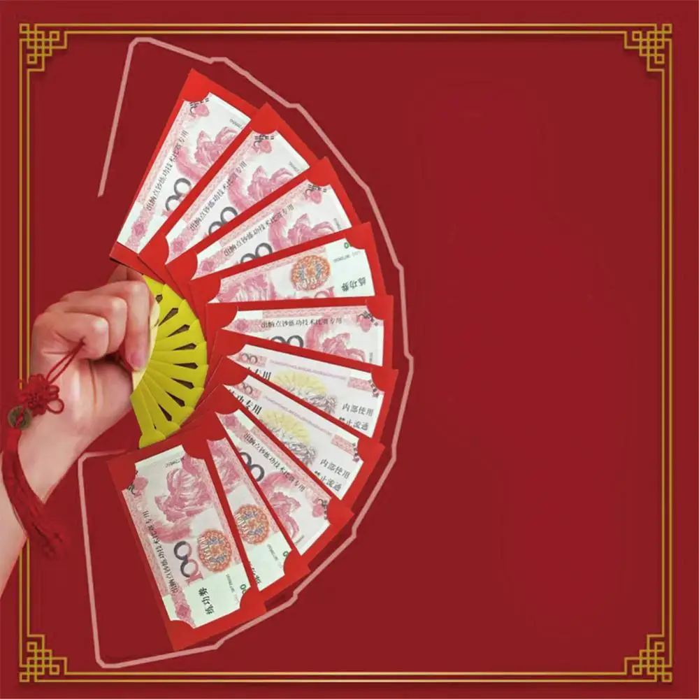 

Creative New Year Money Pockets Red Pocket Gift Bag Fan Shape Red Envelopes 2023 Chinese Spring Festival Hongbao Best Wish Lucky