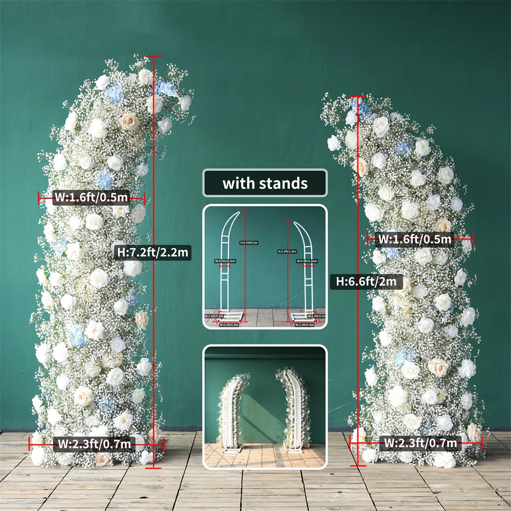 Белая синяя серия шампанского роза Гипсофила детская дышащая Цветочная