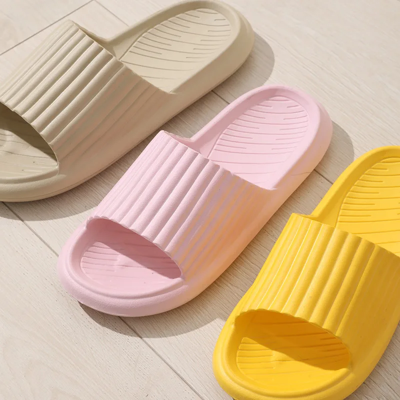 EVA deodorant household slippers female summer couple home indoor soft bottom bathroom bath non-slip sandals male summer