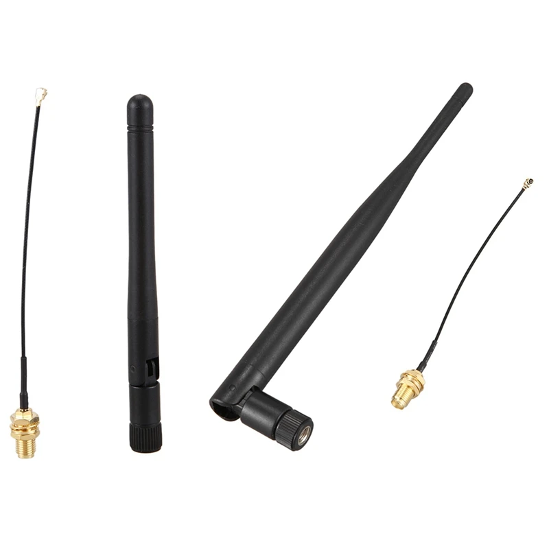 

2 комплекта 900-1800 МГц Антенна GSM фоторазъем резиновая Водонепроницаемая Lorawan антенна + кабель-удлинитель IPX на SMA, 3Dbi и 5Dbi
