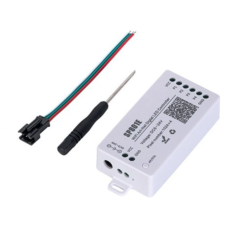 SP801E Wifi Art-Net женский контроллер модель панели управления WS2812B WS2811