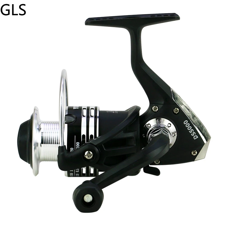GLS New DS 1000-7000 Series Wear Resistant Metal Spool Spinning Fishing Reel Gear Ratio 5.5:1 High Speed Fishing Wheel enlarge