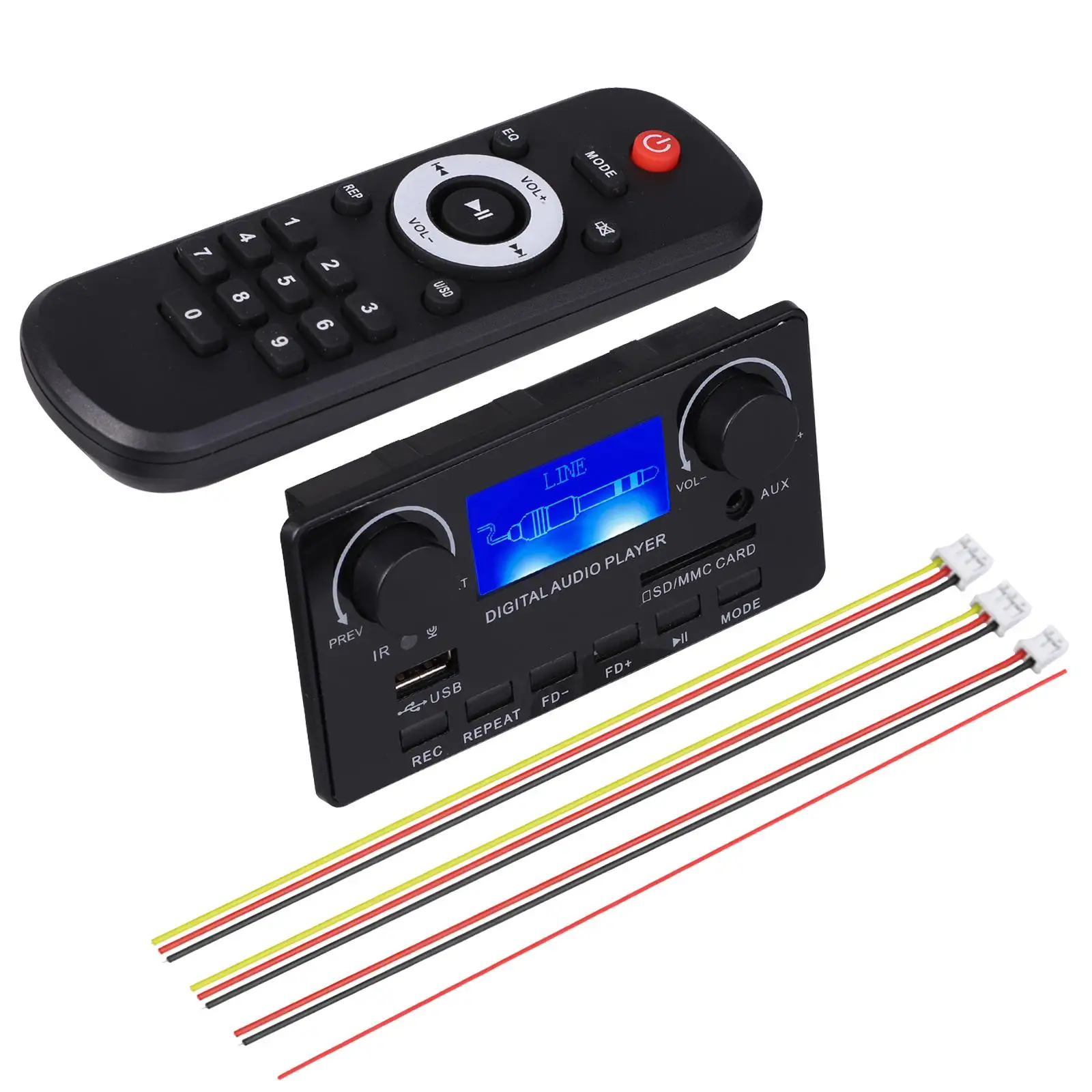 

Многофункциональный MP3-плеер Decrypt Car 12V Stereo с записью звонков