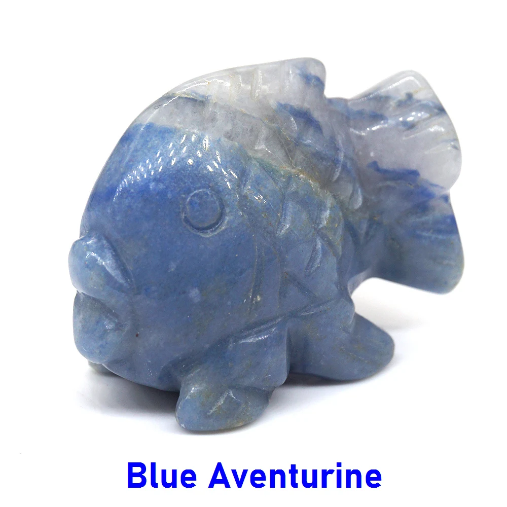 

Фигурки рыбки из черного лабрадорита/черного обсидиана/кровяного камня/голубого содалита/китайского Пикассо