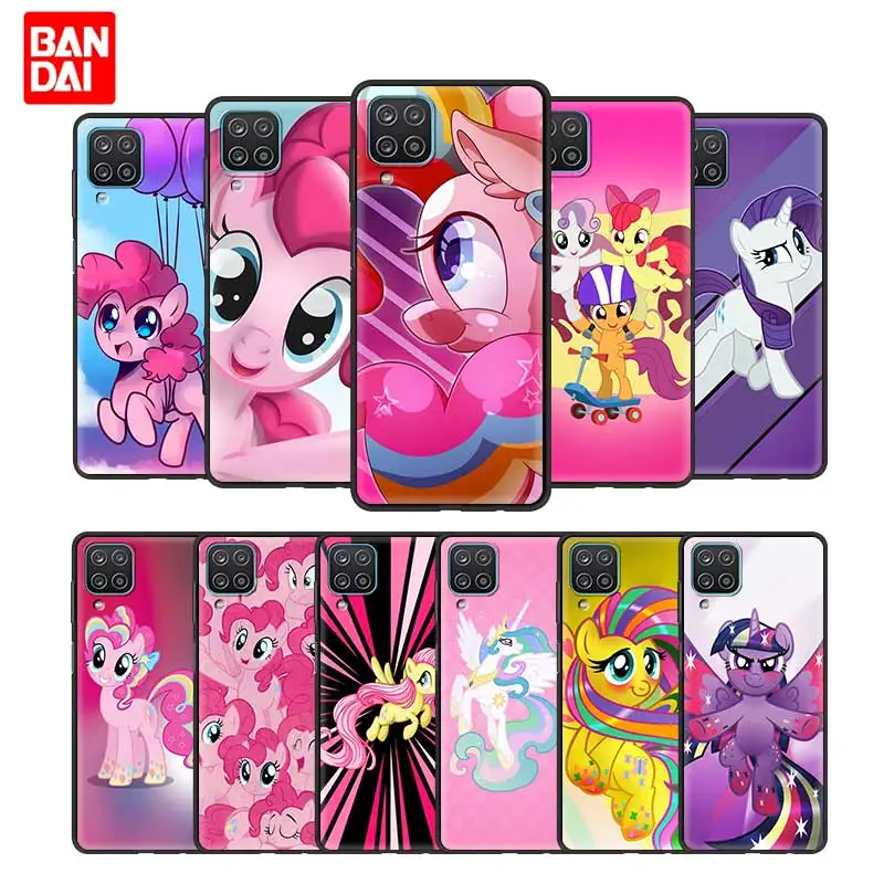 

Anime Cartoon My Little Pony Case for Samsung Galaxy A12 A02 A02s A21s A22 A32 A51 A52 A72 4G 5G Cover Silicone Cell Black