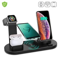 Wireless chargers For iphone pro max Apple Watch Air pods pro Swivel charging stand USB-C For Samsung accessories
