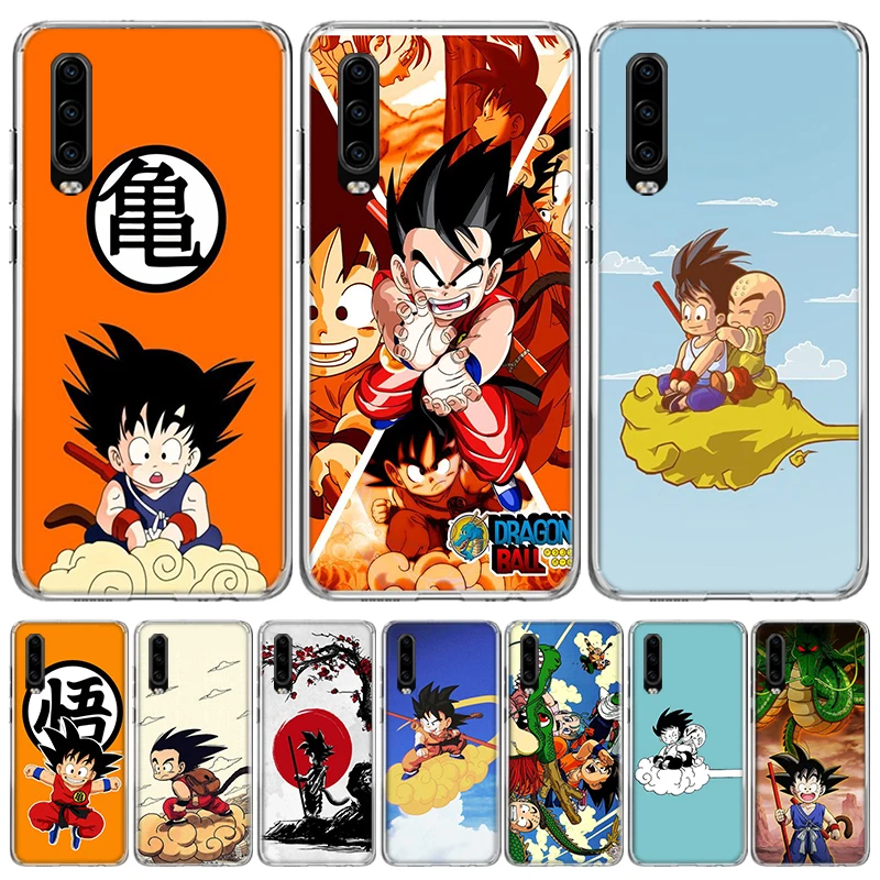 

Dragon Ball Goku Kid For Huawei P30 Lite P20 Pro P10 P40 P50 Mate 20 30 10 40 Phone Case Soft Colorfu Print Cover Fundas Capa