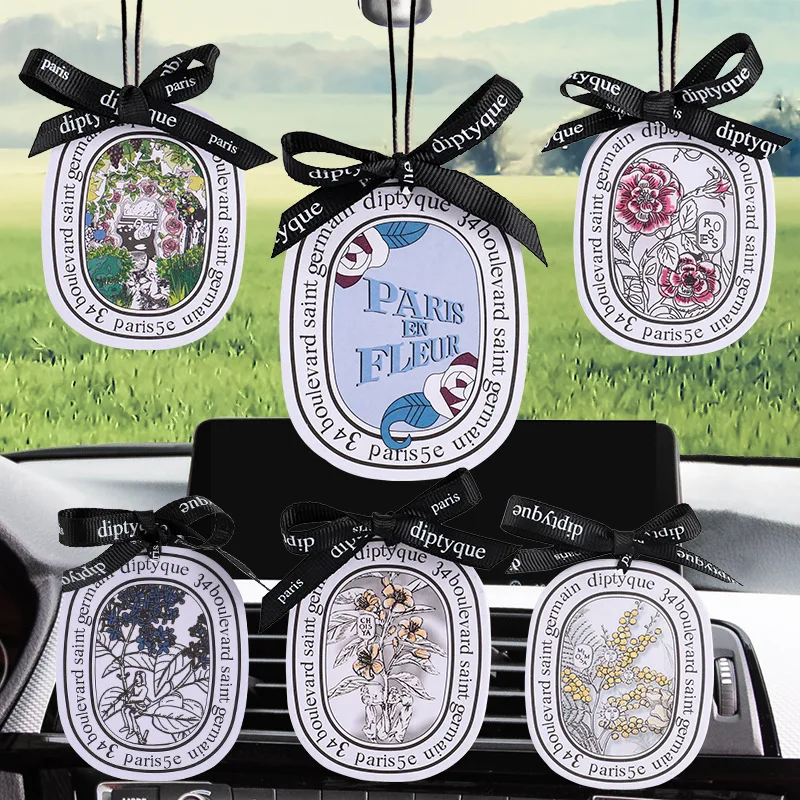 

New Auto Scent Perfume Women Car Air Freshener Lasting Fragrance Perfume Diffuser Hanging Car Perfume Accessories Ornaments