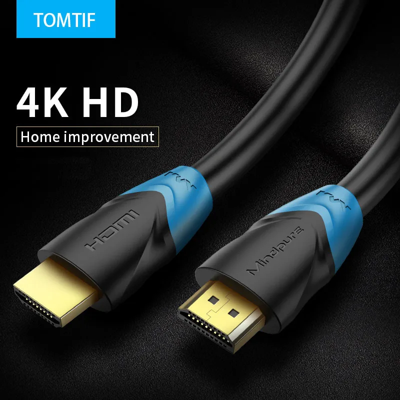 HDMI-compatible Cable 2.0 4K 60Hz 30Hz 1080P 3D HD Video Aud