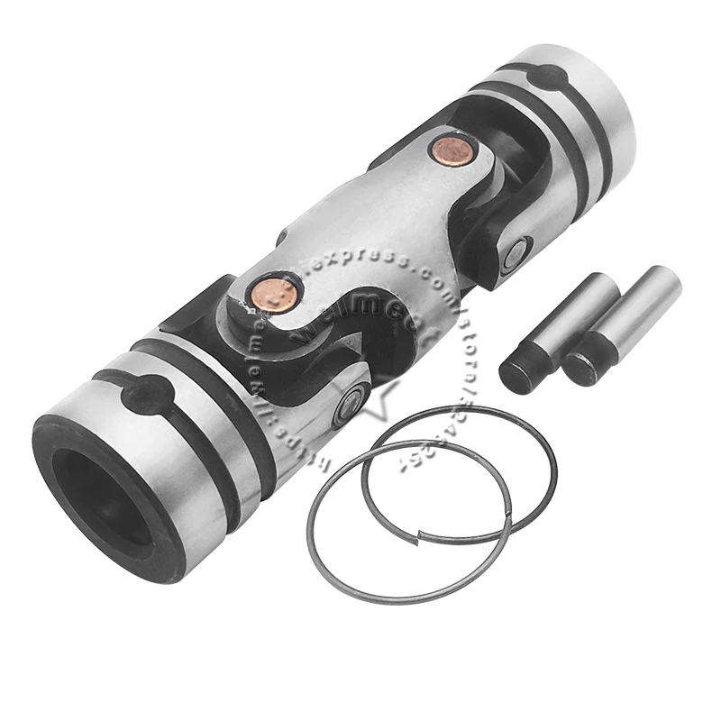 Прецизионный двойной крестовый шпоночный паз, универсальный шарнир 6-20 мм, выходной вал двигателя, гибкая муфта, соединительная втулка с пружиной зажима