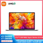 Ноутбук Xiaomi RedmiBook Pro 15 AMD Ryzen7 5800HRyzen5 5600H 15,6 дюймов 3,2 K Super retina экран компьютера 100% sRGB офисный ноутбук