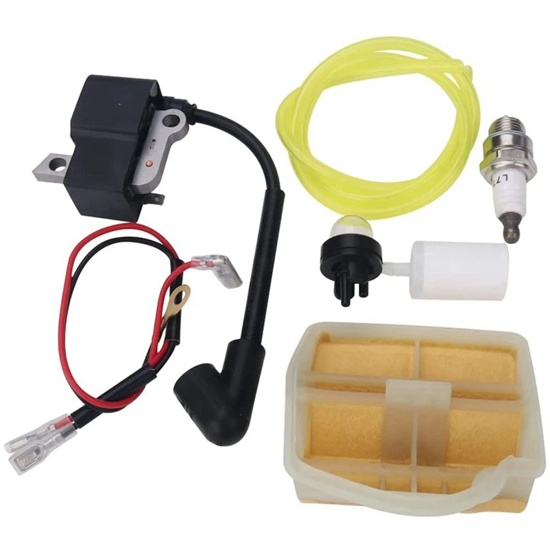 

Ignition Coil Air Filter Kit For Husqvarna 445 450 Jonsered 2245 2250 Chainsaw