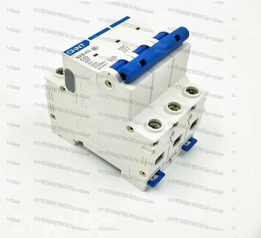 Фото Миниатюрный автоматический выключатель CHINT NXB-63, 3-полюсный, тип C, 1A 2A 3A 4A 6A 10A 16A 20A 25A 32A 40A 50A 63A, автоматический выключатель MCB C45. №5