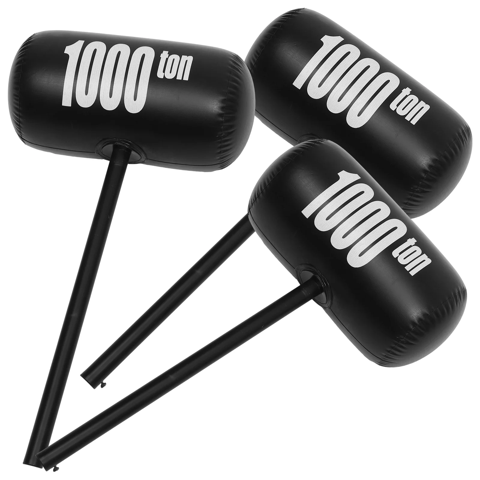 

3 Pcs Inflatable Hammer Party Decoration Decorate Toys Birthday Pvc Pool Mallet