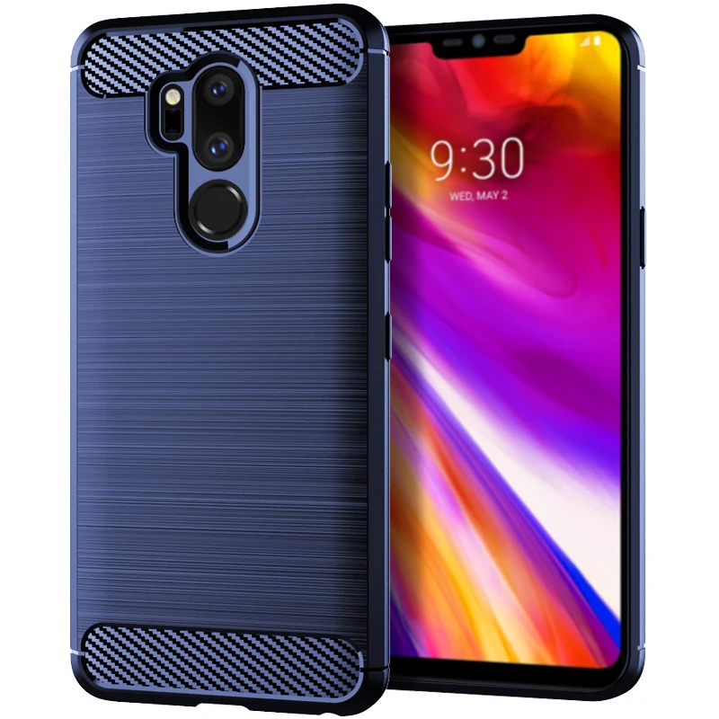 Противоударный силиконовый чехол для LG G7 Thinq One чехлы из углеродного волокна g7 +
